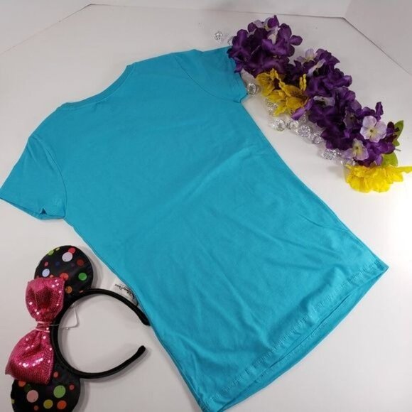 Disney Little Mermaid Blouse Girls Pirates League Short Sleeve Graphic Tee Shirt - Picture 6 of 10